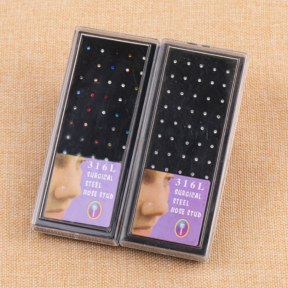 Body Jewelry Store - 60 adet Burun Halkası Seti Damızlık