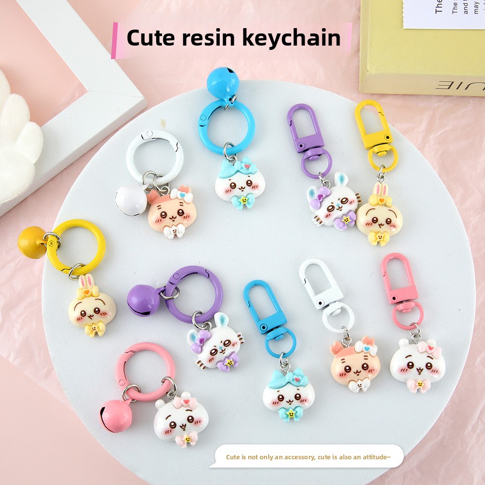 Daith Heart Ring - Karikatür jiyi Sevimli Papyon Hachiware Usagi