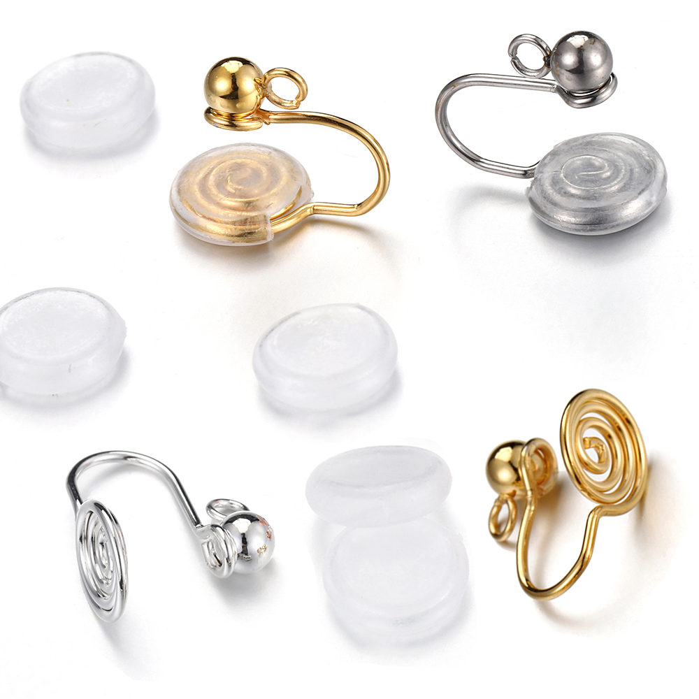 Body Jewelry Ear - 10 adet Paslanmaz Çelik Kulak Klipsleri