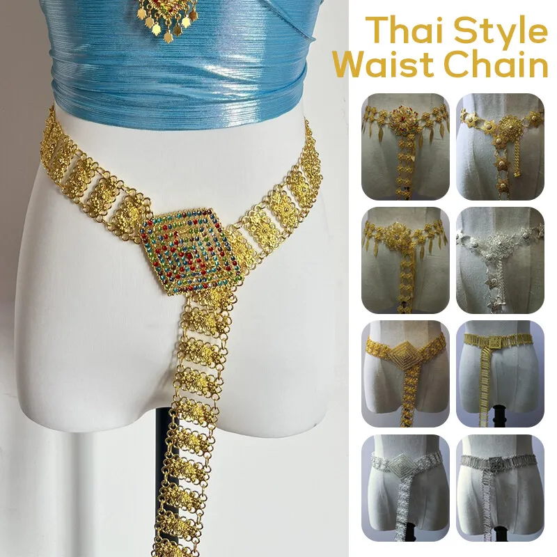 Body Jewelry Women - 1 adet Metal tayland bel zinciri