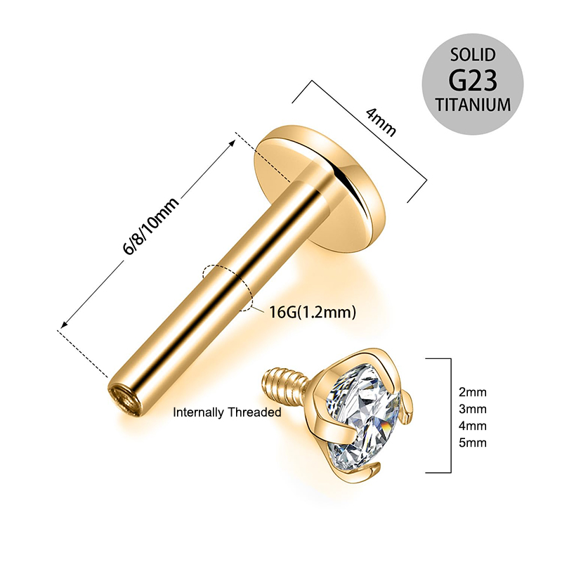 16G Titanyum İçten Dişli Düz S - Body Jewelry Titanium incelemesi ve fiyatı