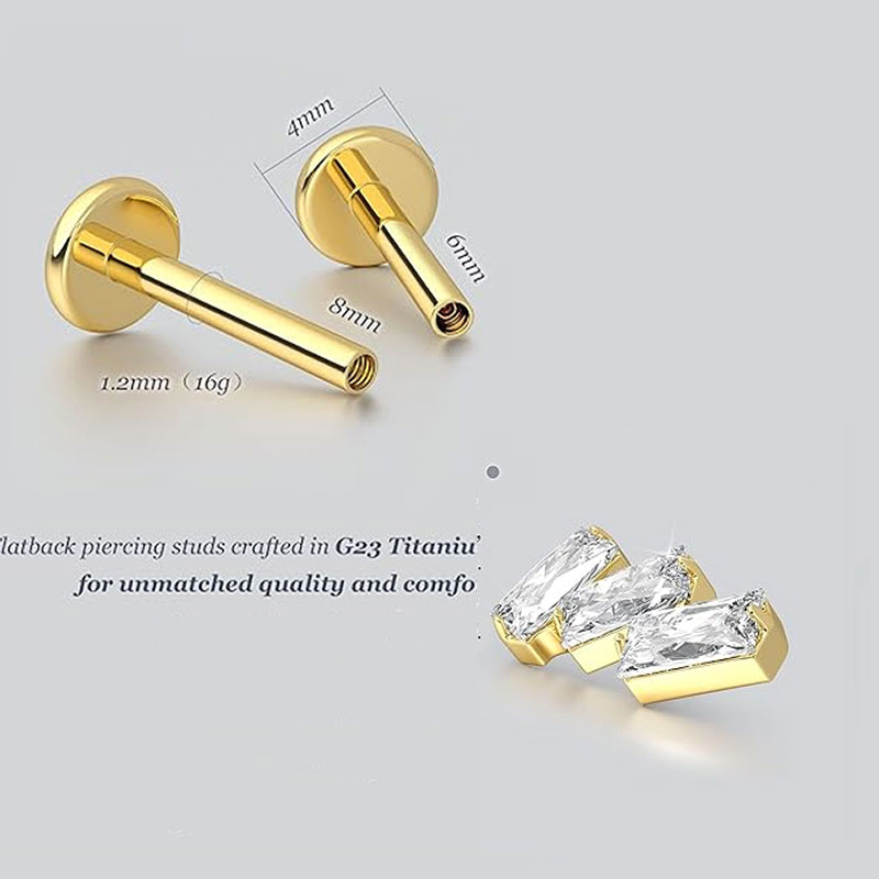2 adet F136 G23 Titanyum Kıkır - Body Jewelry Threadless incelemesi ve fiyatı