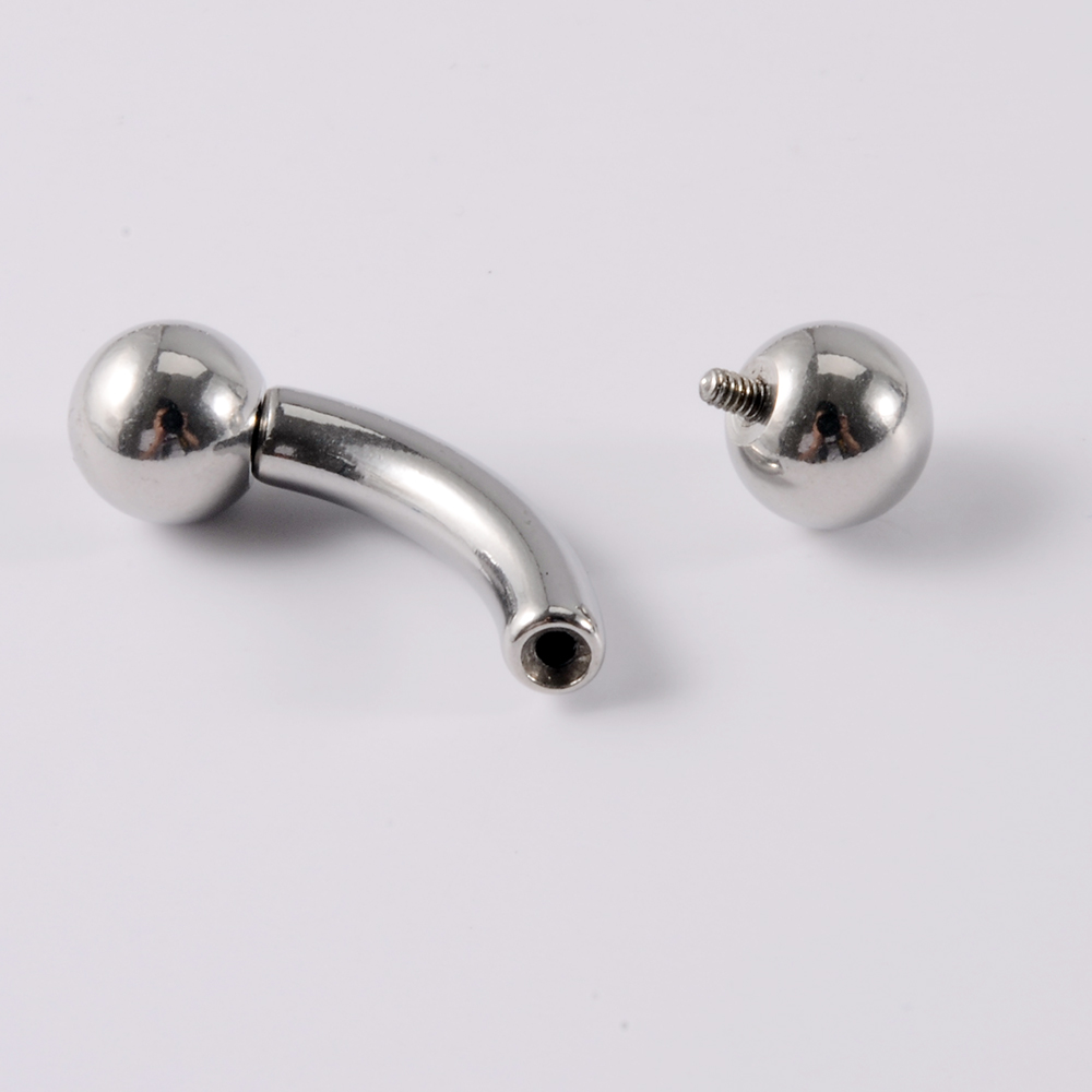 1 adet paslanmaz çelik düz hal - Nipple Bar Curved incelemesi ve fiyatı