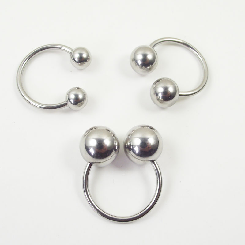 Büyük Top Paslanmaz Çelik Halt - Nipple Bar Curved incelemesi ve fiyatı