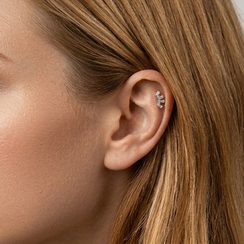 1 adet ASTM titanyum Helix pie - Tragus Flat Back incelemesi ve fiyatı