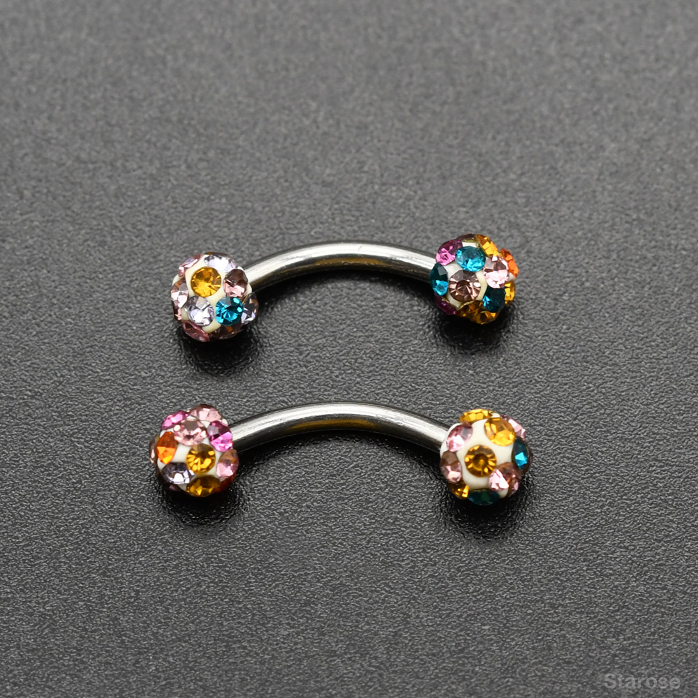 2 adet 4mm kristal top kavisli - Nipple Bar Curved incelemesi ve fiyatı
