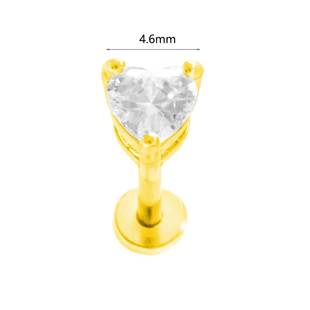 ASTM F136 G23 titanyum kolye y - Body Jewelry Threadless incelemesi ve fiyatı