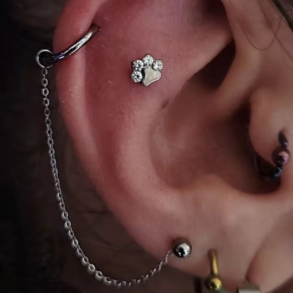 Titanyum Burun Zinciri Üç Katm - Body Jewelry Titanium incelemesi ve fiyatı