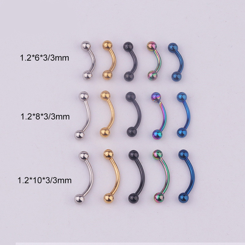 5 adet/grup 16G 316L Paslanmaz - Body Jewelry Ear incelemesi ve fiyatı