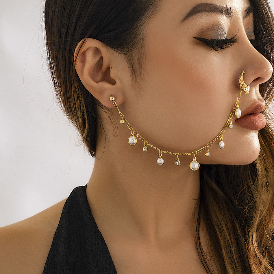 Hint altın rengi inci kelebek  - Body Jewelry And Earrings incelemesi ve fiyatı