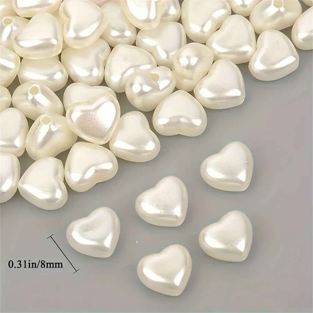 8mm 50 adet beyaz akrilik kalp - Daith Heart Ring incelemesi ve fiyatı