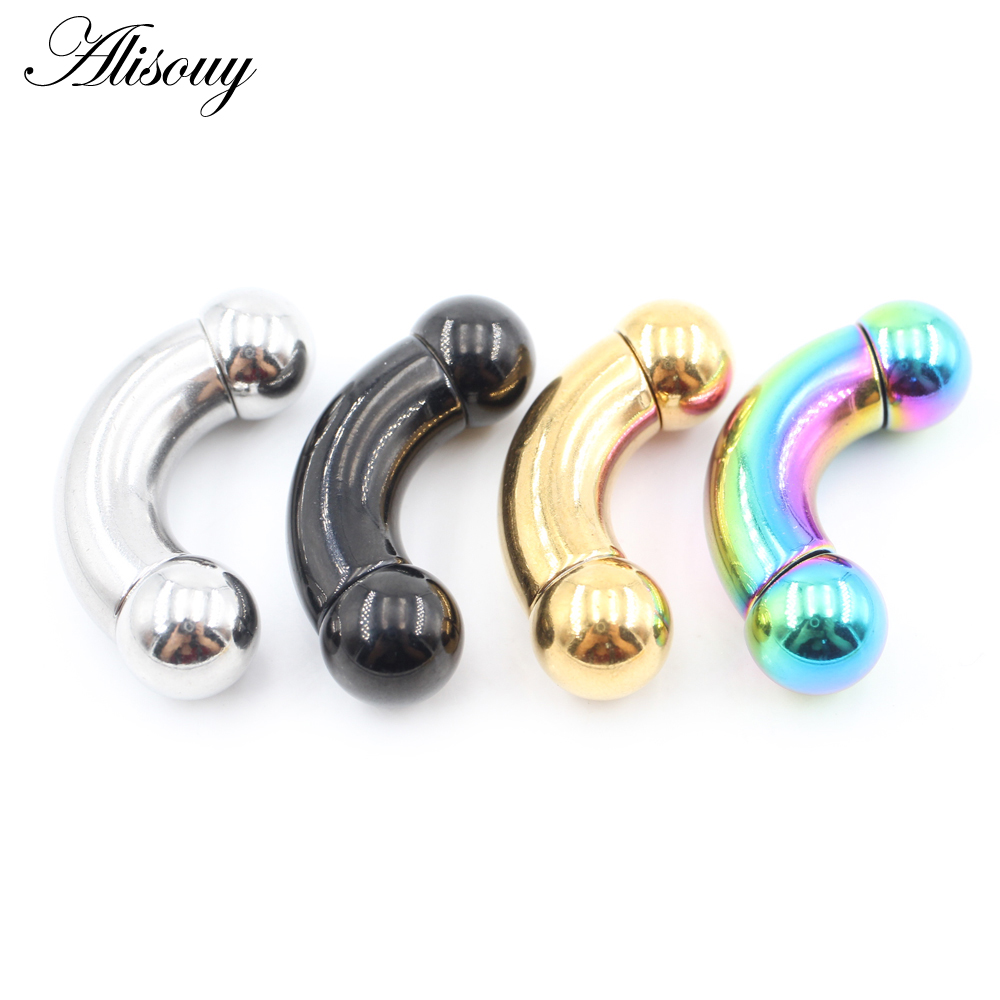 Alisouy 1 adet Paslanmaz Çelik - Nipple Bar Curved incelemesi ve fiyatı