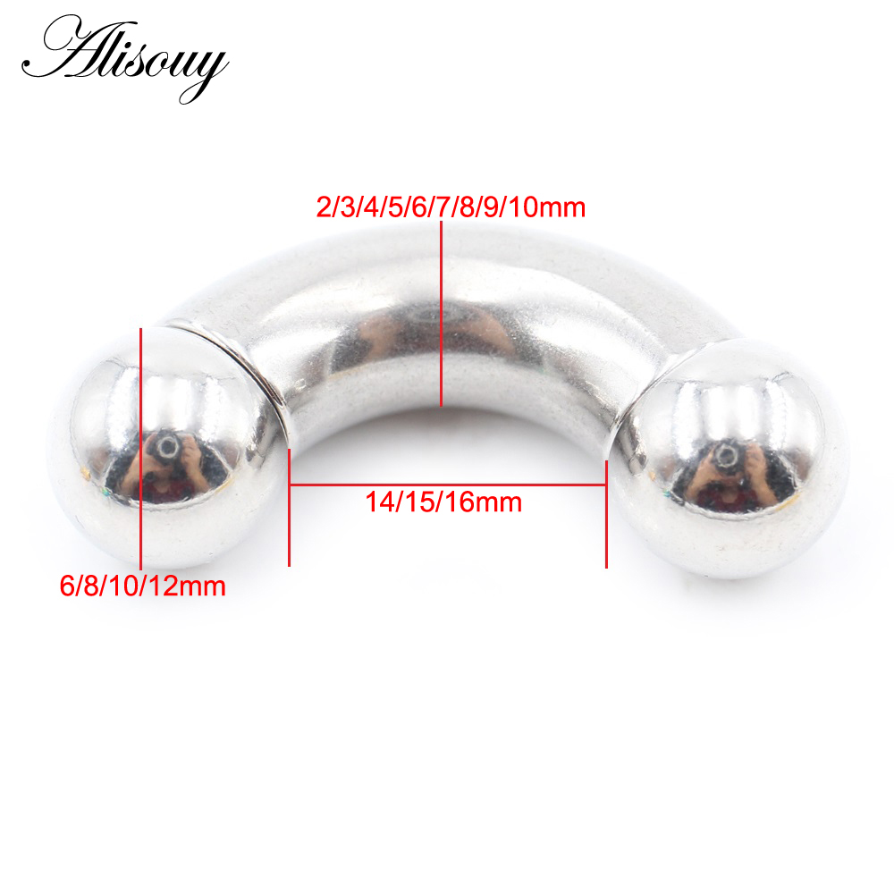 Alisouy 1 adet Paslanmaz Çelik - Nipple Bar Curved incelemesi ve fiyatı