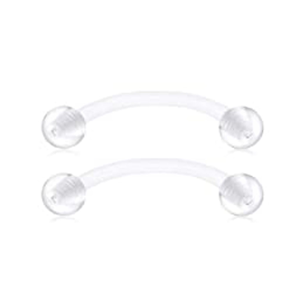 16G Paslanmaz Çelik Uzun meme  - Nipple Bar Curved incelemesi ve fiyatı