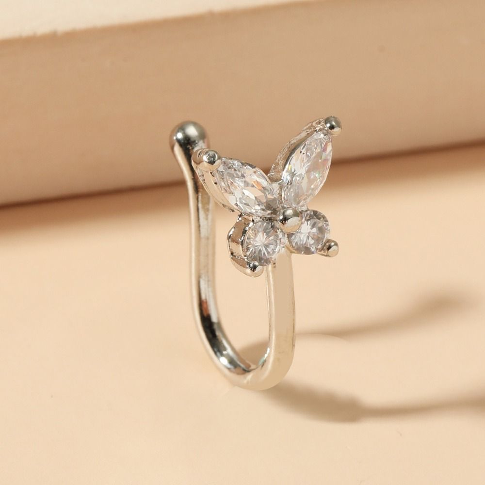 Yapay Elmas Kelebek Burun Halk - Body Jewelry Ear incelemesi ve fiyatı
