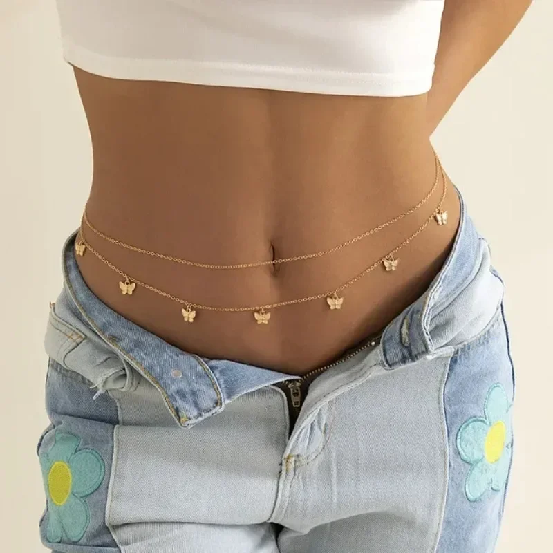 Yeni Charm Seksi Çift Katmanlı - Body Jewelry Women incelemesi ve fiyatı