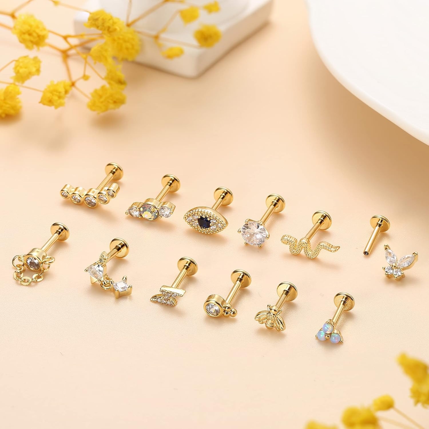 Bobisty 1 Adet Kıkırdak Küpe K - Tragus Flat Back incelemesi ve fiyatı