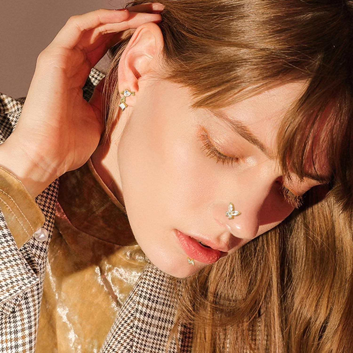 Bobisty 1 Adet Kıkırdak Küpe K - Tragus Flat Back incelemesi ve fiyatı
