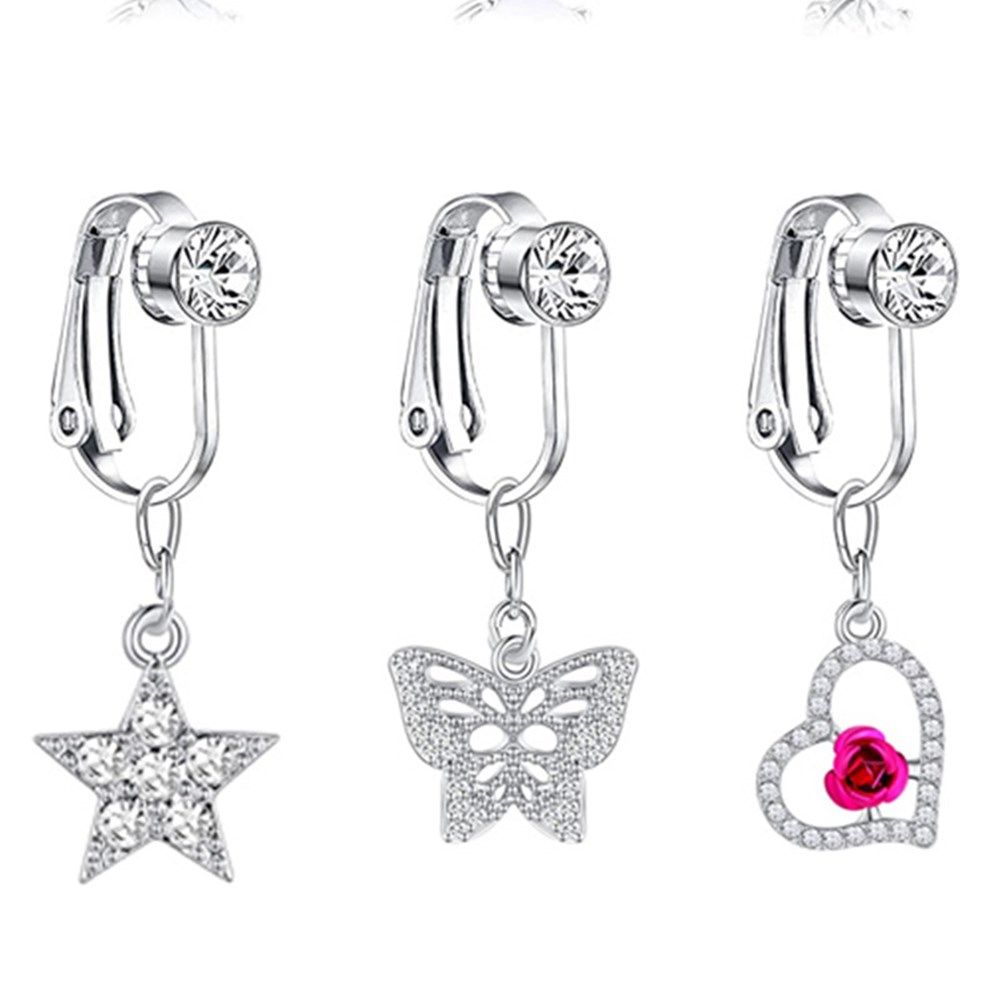 Kelebek Klipsli Küpeler Deliks - Body Jewelry And Earrings incelemesi ve fiyatı