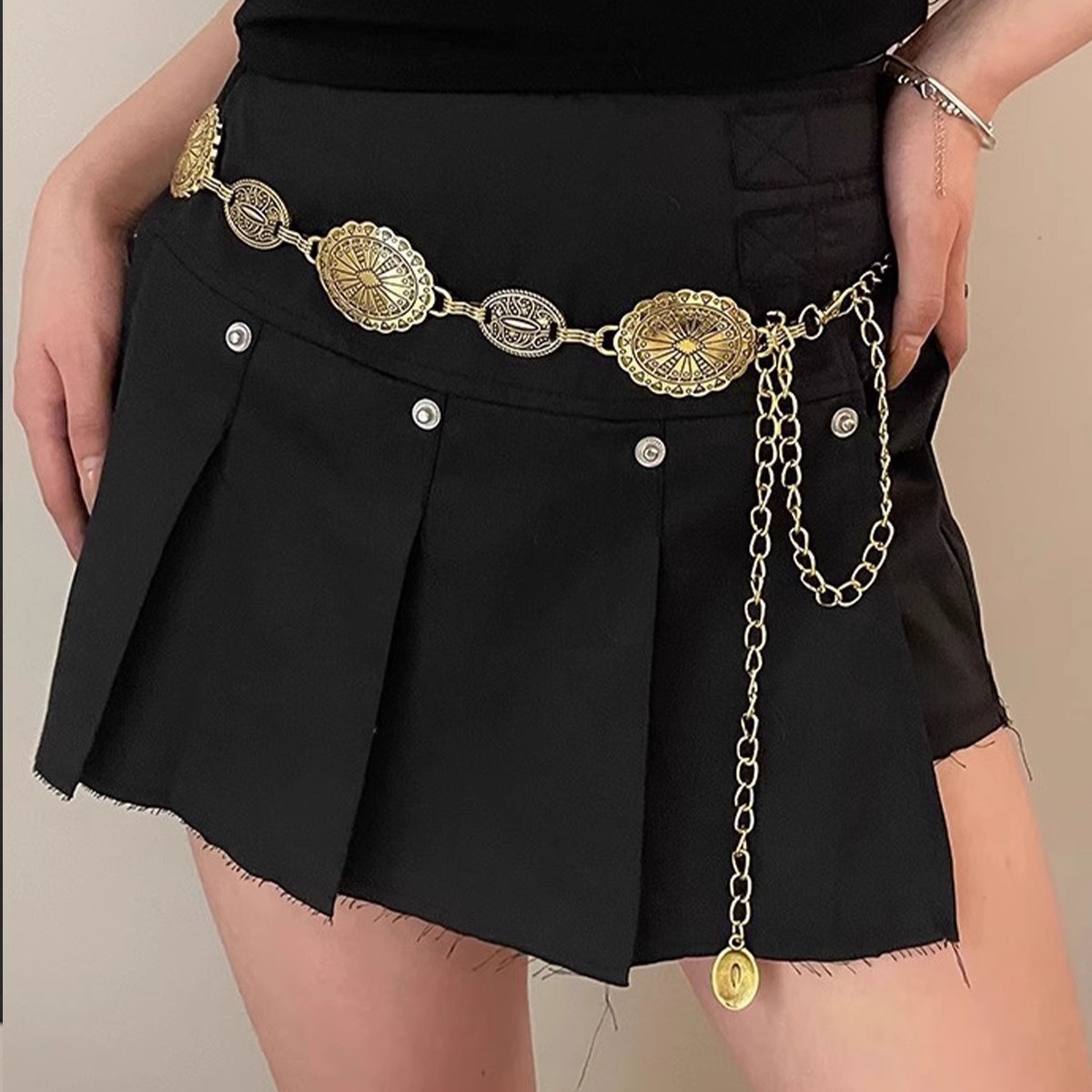 Bayanlar için retro tarz metal - Body Jewelry High End incelemesi ve fiyatı