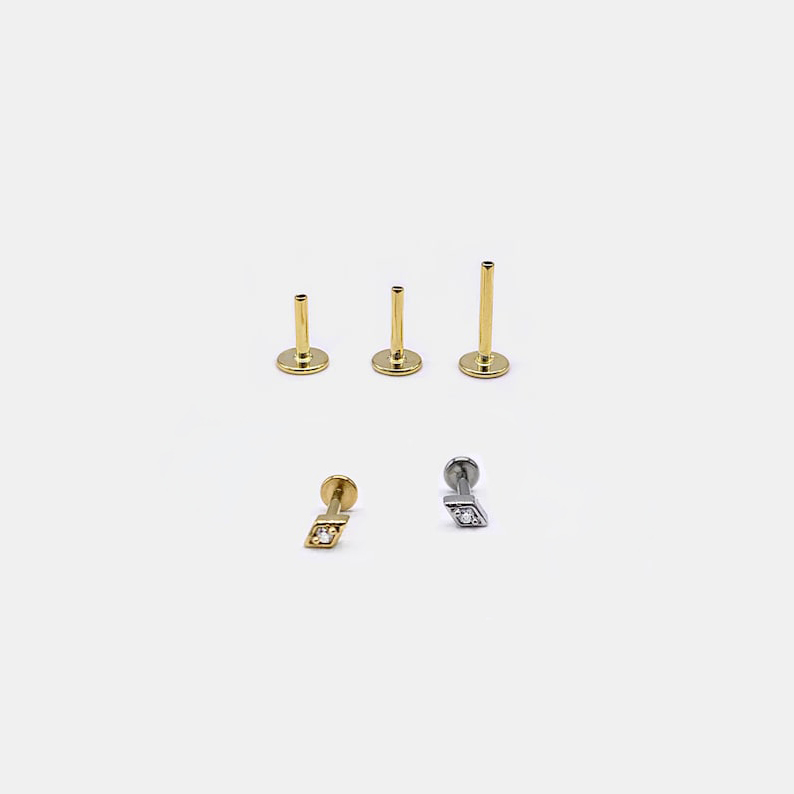 AIDE 1 Adet 925 Ayar Gümüş Eşk - Tragus Flat Back incelemesi ve fiyatı