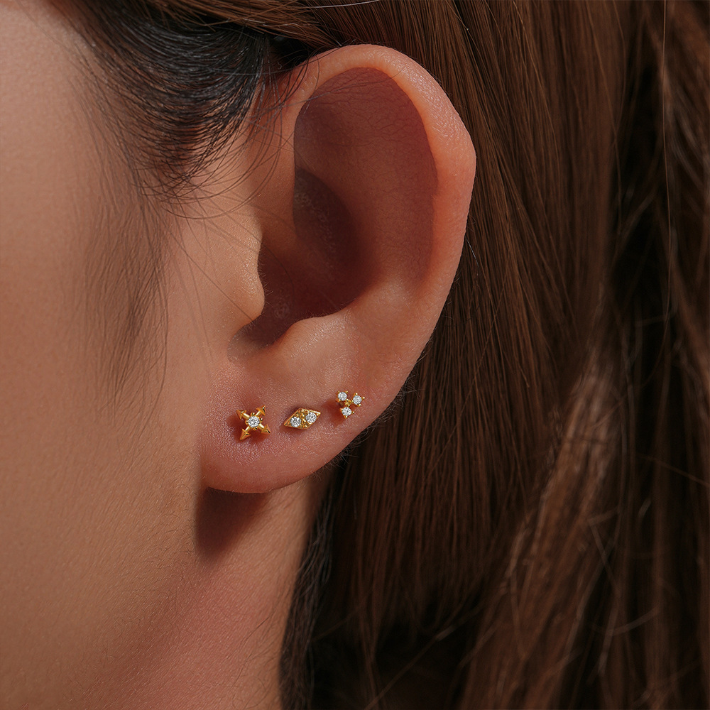 1 adet paslanmaz çelik kristal - Tragus Flat Back incelemesi ve fiyatı