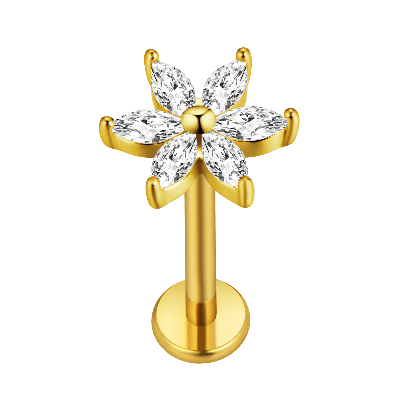 Akçaağaç Yaprağı Labret Pierci - Tragus Flat Back incelemesi ve fiyatı