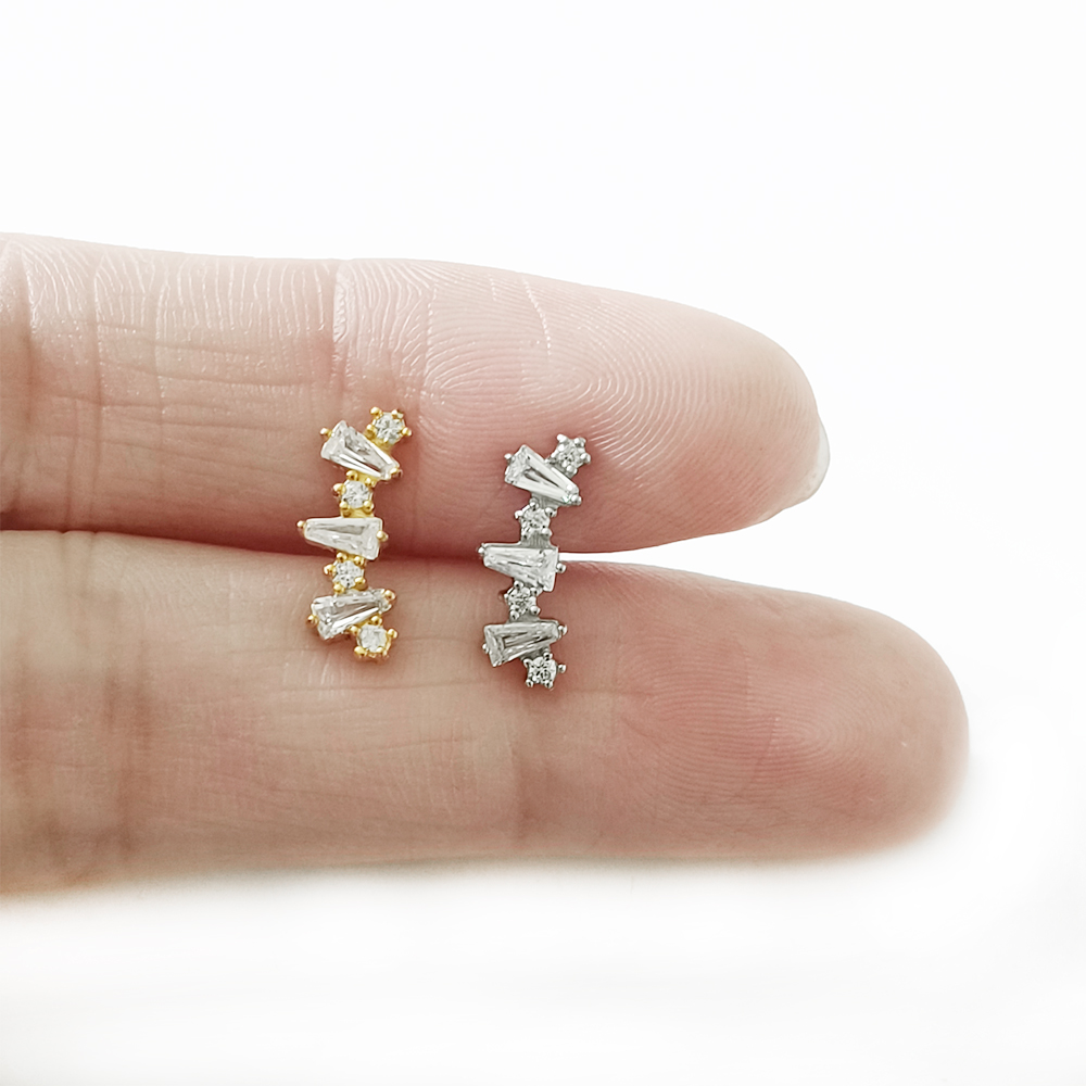 Iç dişli kübik zirkonya Labret - Tragus Flat Back incelemesi ve fiyatı