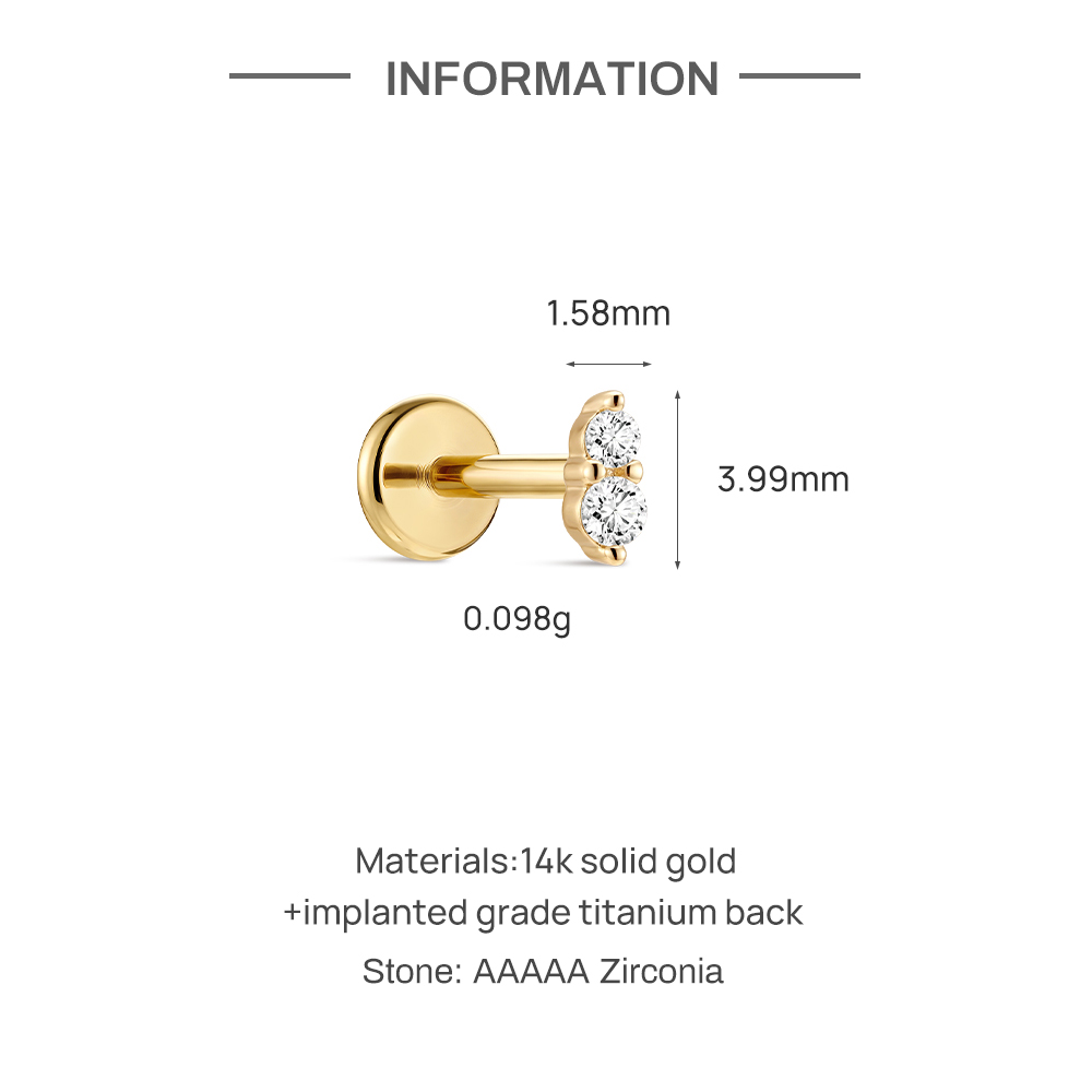 CANNER 1 adet 14 ayar som altı - Tragus Flat Back incelemesi ve fiyatı