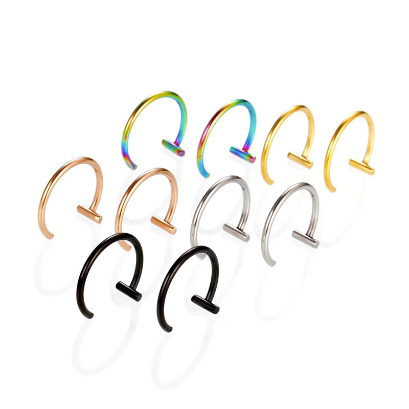 18G Cerrahi Çelik Dudak Halkas - Body Jewelry And Earrings incelemesi ve fiyatı