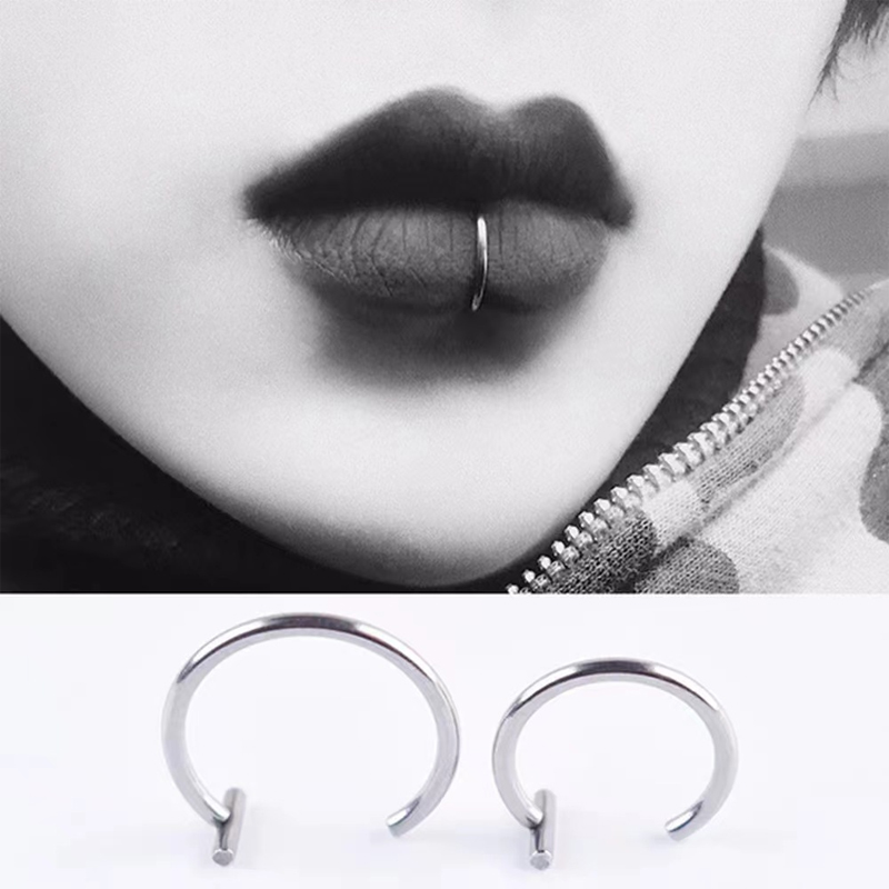 18G Cerrahi Çelik Dudak Halkas - Body Jewelry And Earrings incelemesi ve fiyatı