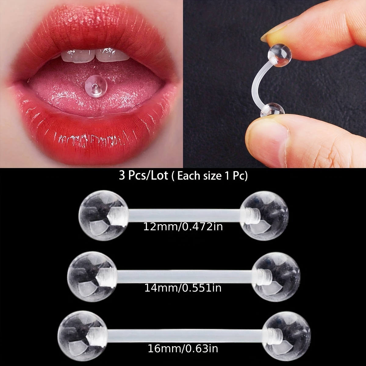 3 adet/takım (Her Boyutta 1 ad - Body Jewelry Store incelemesi ve fiyatı
