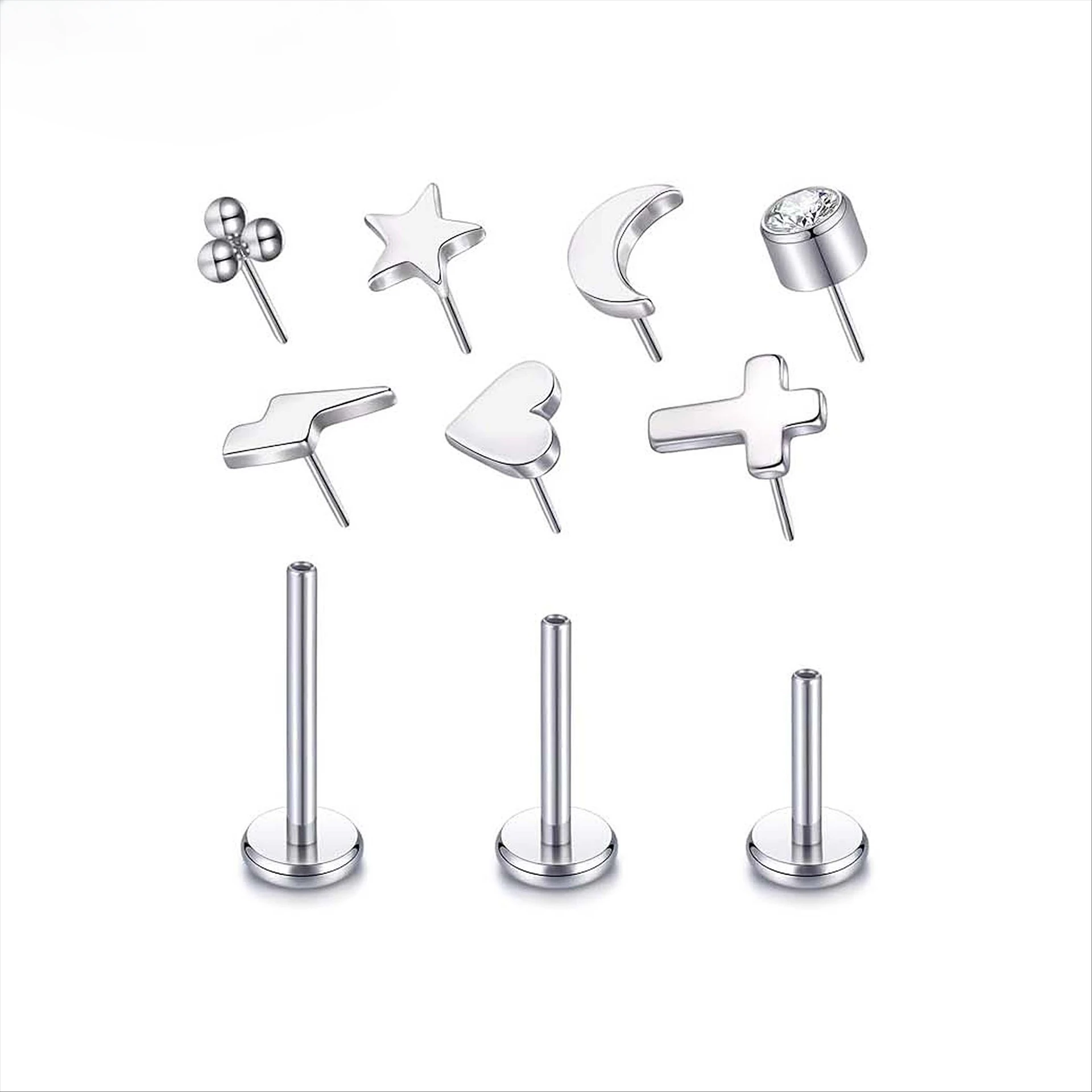 Toptan Dişsiz Taban ASTM F136  - Body Jewelry Threadless incelemesi ve fiyatı