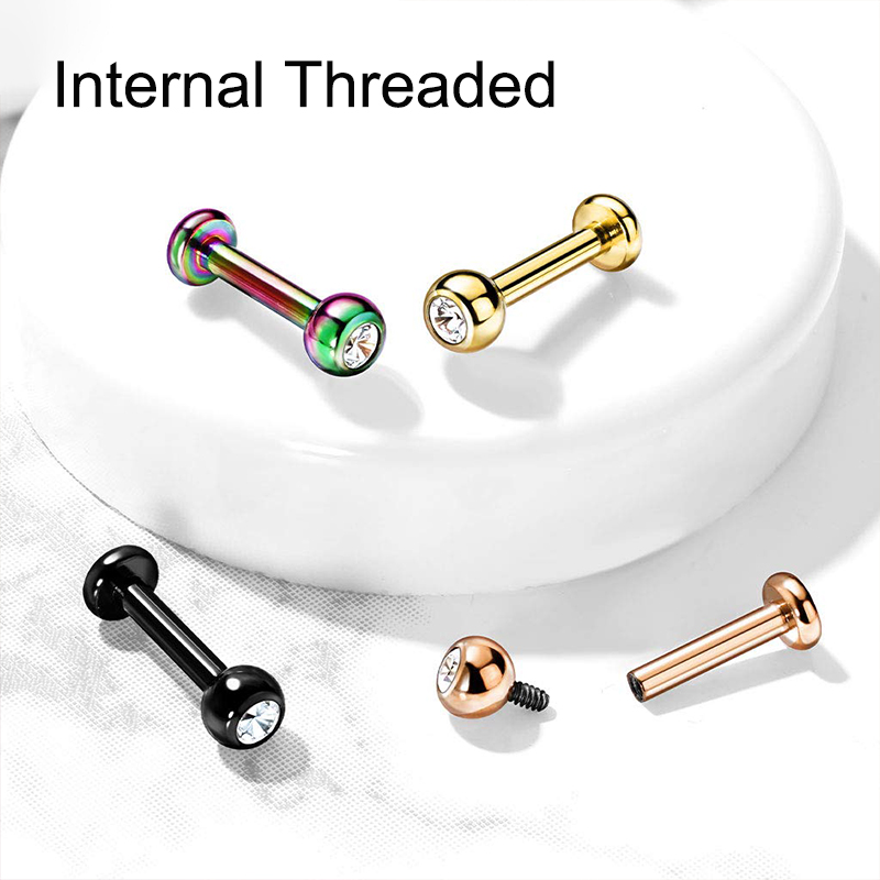 16G Cerrahi Çelik Toplu CZ Dud - Body Jewelry And Earrings incelemesi ve fiyatı