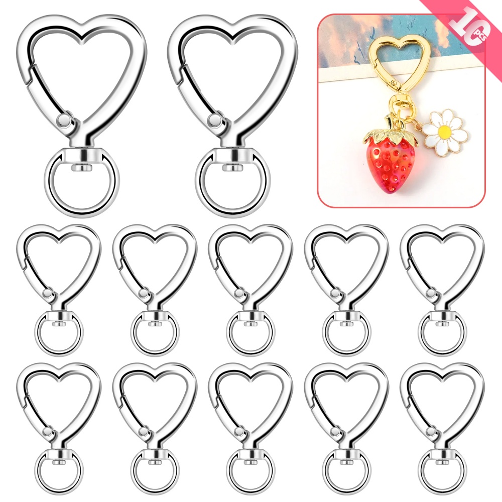 10 adet Metal Kalp Istakoz Pen - Daith Heart Ring incelemesi ve fiyatı