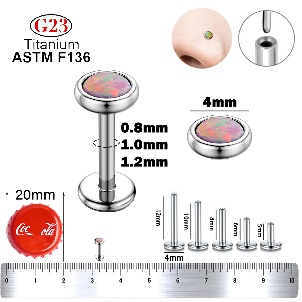 1 adet G23 Titanyum Burun Labr - Body Jewelry Threadless incelemesi ve fiyatı