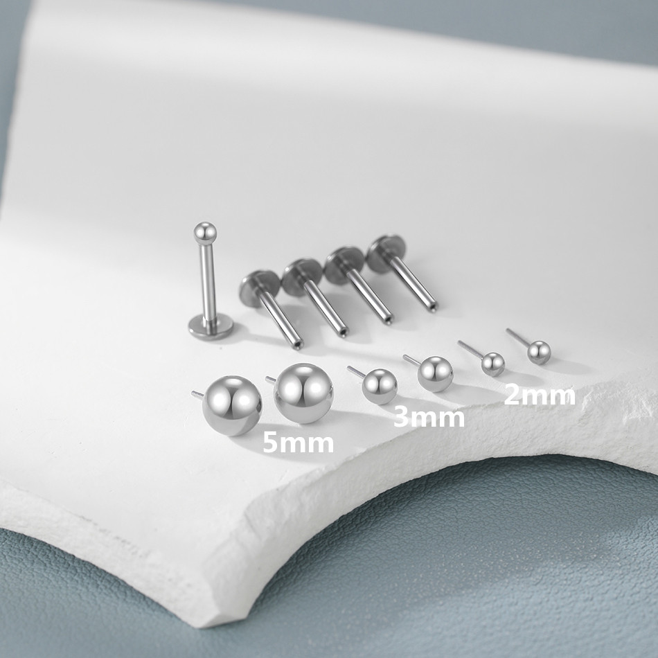 1/10 adet Titanyum Push-in Top - Body Jewelry Threadless incelemesi ve fiyatı