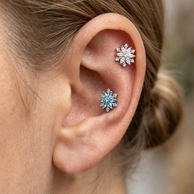 ASTM F136 Titanyum Düz Sırtlı  - Tragus Flat Back incelemesi ve fiyatı