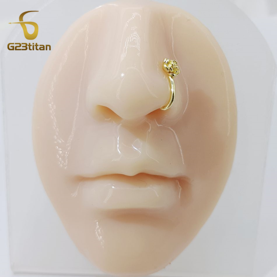 1 adet kristal bakır gül burun - Body Jewelry And Earrings incelemesi ve fiyatı