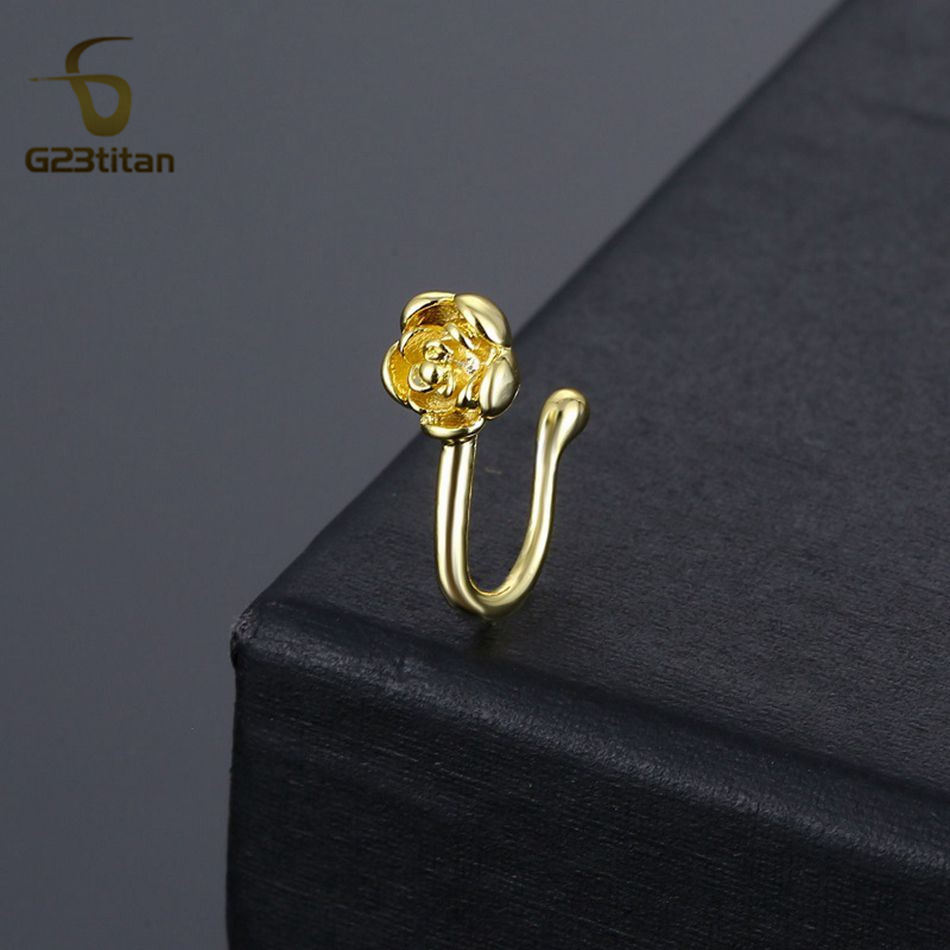 1 adet kristal bakır gül burun - Body Jewelry And Earrings incelemesi ve fiyatı