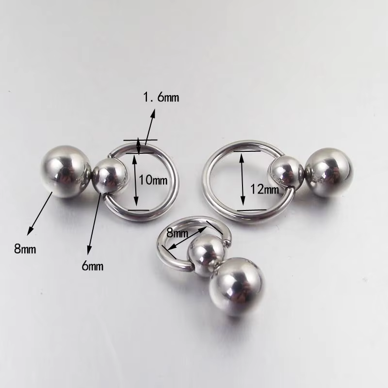 1 adet Paslanmaz Çelik Çift Bi - Nipple Bar Curved incelemesi ve fiyatı