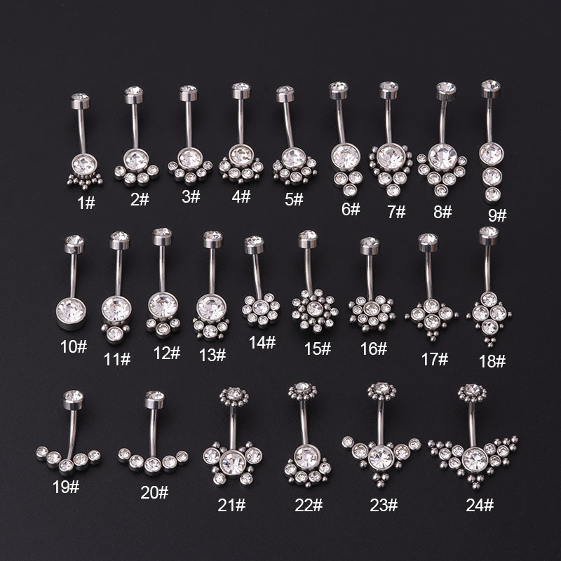 Zirkon Altın Göbek Halkaları P - Body Jewelry Titanium incelemesi ve fiyatı