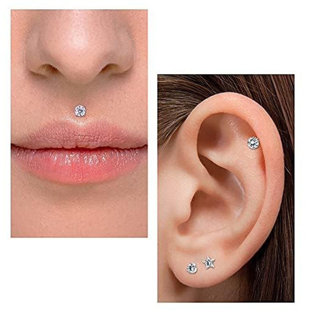 16G Tragus kıkırdak sarmal Con - Body Jewelry Threadless incelemesi ve fiyatı