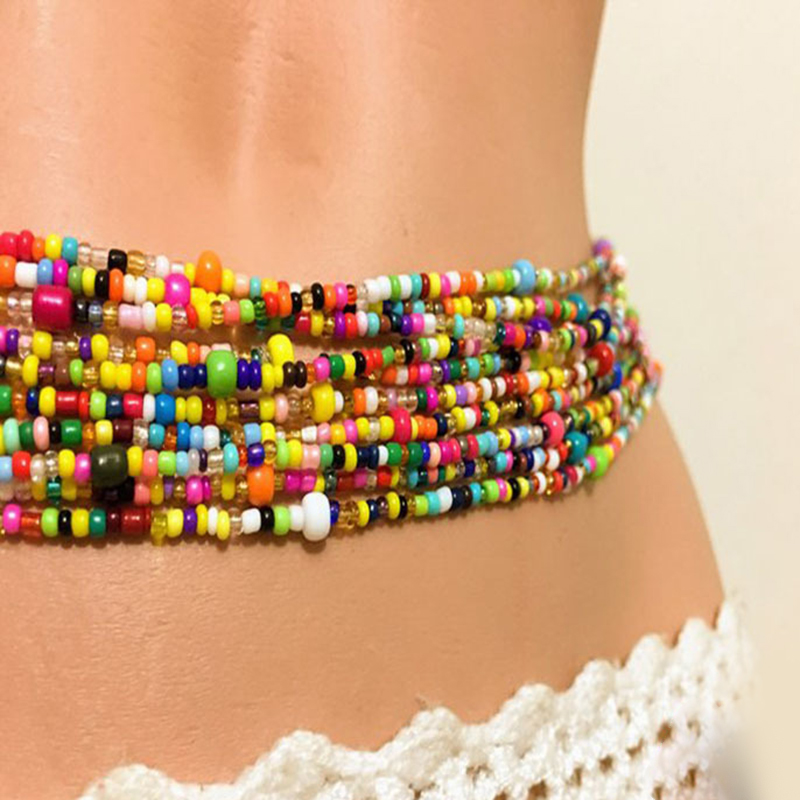 Kadınlar katmanlı boncuklu göb - Body Jewelry Women incelemesi ve fiyatı
