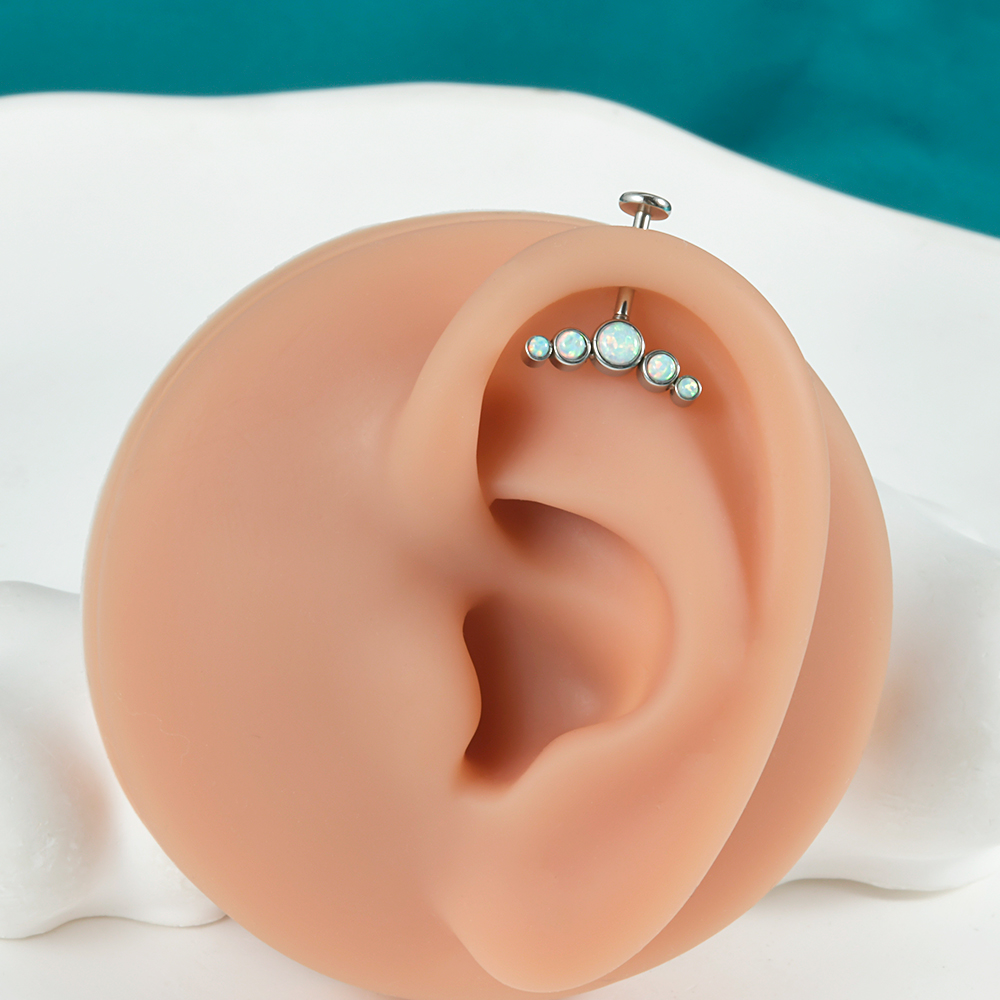 1 adet cerrahi çelik kübik zir - Body Jewelry Threadless incelemesi ve fiyatı