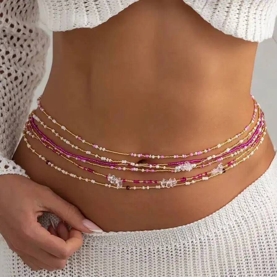 SHIXIN 6 Parça/Set Boho Renkli - Body Jewelry Women incelemesi ve fiyatı