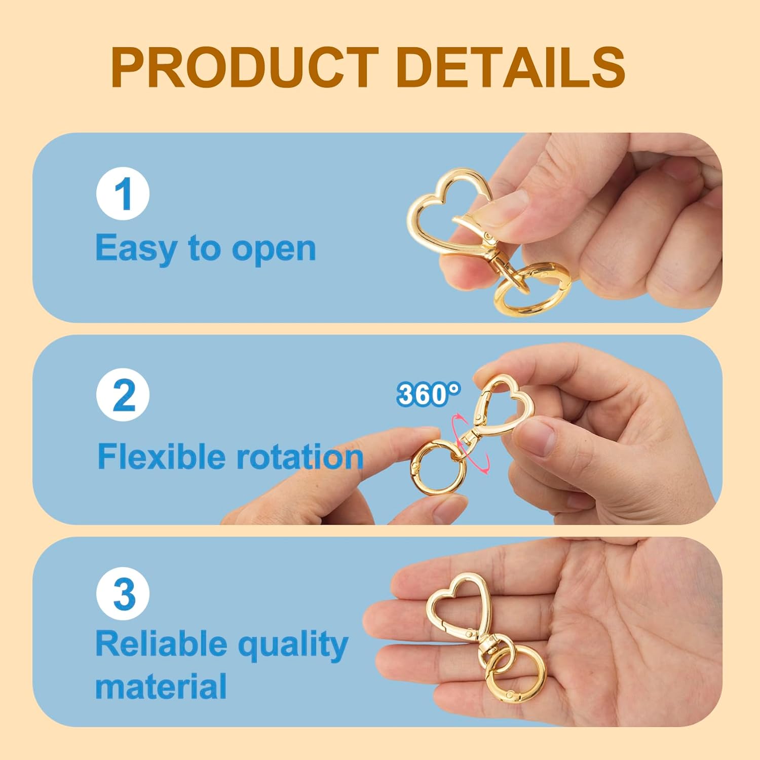 5/10/20/40 Set Çift Açılır Dön - Daith Heart Ring incelemesi ve fiyatı